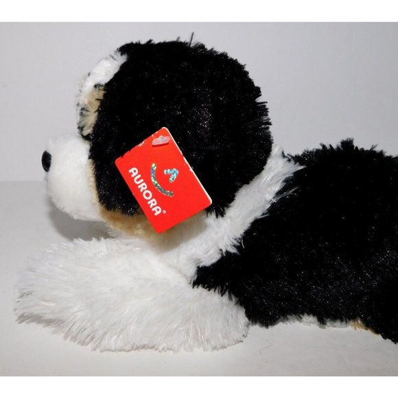 Aurora Aussie Australian Shepherd 12” Flopsie Plush Dog Stuffed Animal AUZZIE - Picture 7 of 10